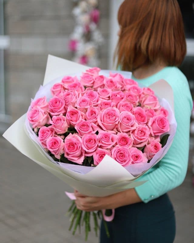 Bouquet de 40 Roses Revival roses