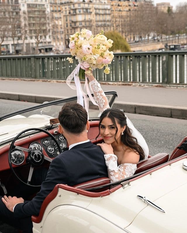 Champagne & Soft Pink Bridal Bouquet – Elegant Romance