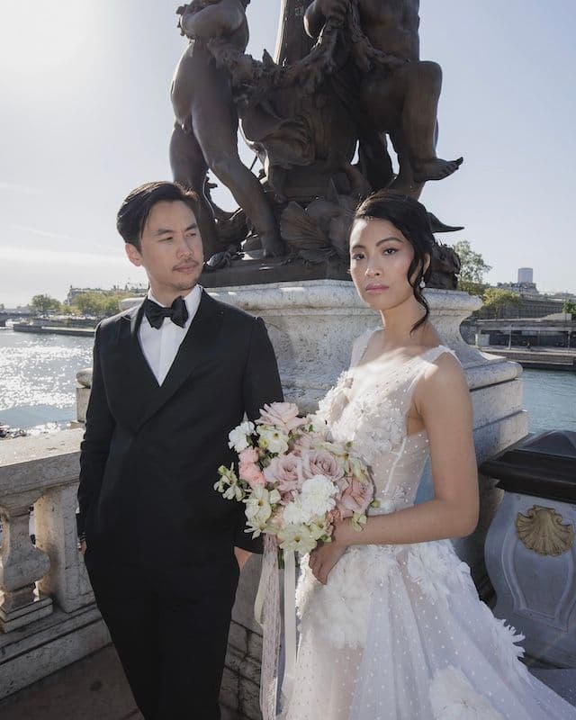 Bouquet de Mariée Doux à Paris – Roses & Renoncules