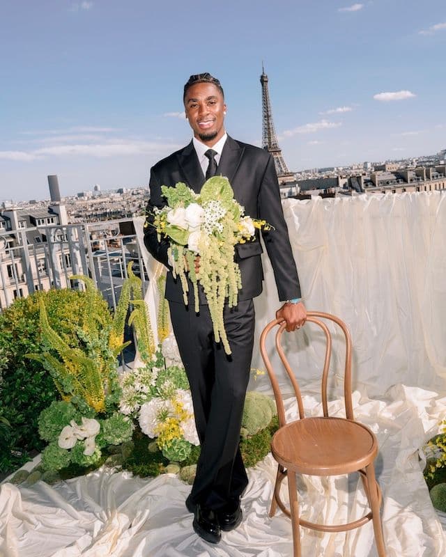 Bouquet de Mariée Vert Tendance à Paris