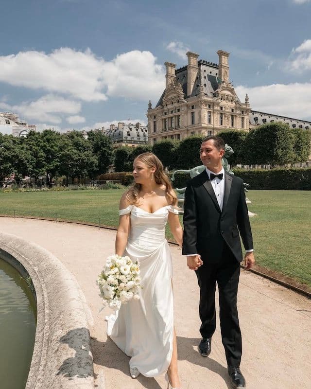 Bouquet de Mariée Clair à Paris
