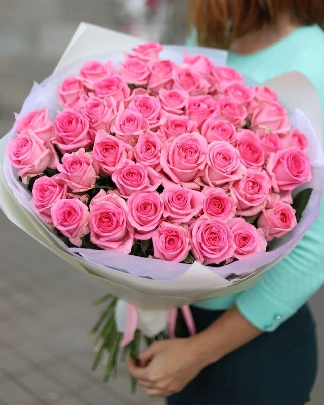 Bouquet de 40 Roses Revival roses
