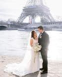 Bouquet de Mariée & Boutonnière – Blanc & Crème Classique Moderne