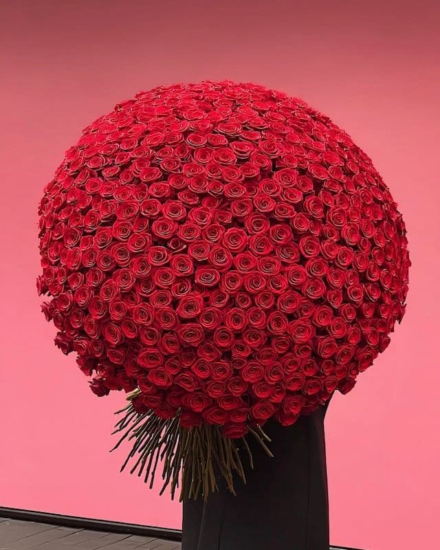 Bouquet de 300 Roses Rouges