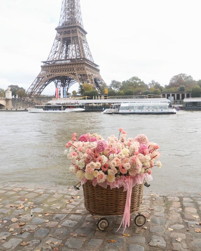 Panier VIP Super Géant en Tons Roses