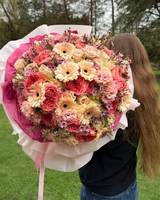 Bouquet délicat avec gerbera