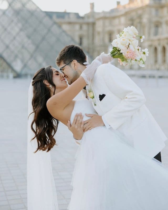 Bouquet de Mariée Rose Doux
