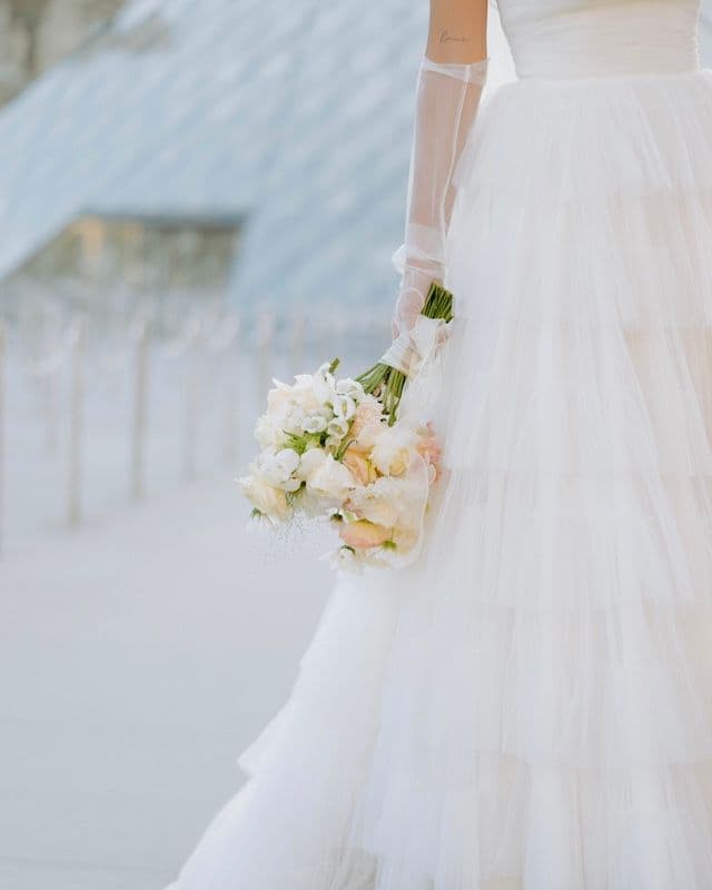 Bouquet de Mariée Rose Doux