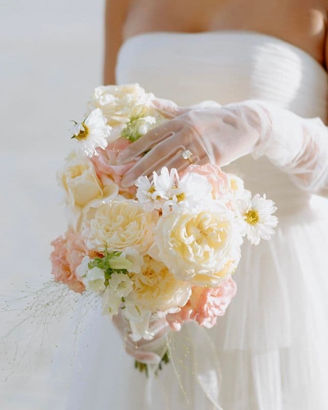 Bouquet de Mariée Rose Doux